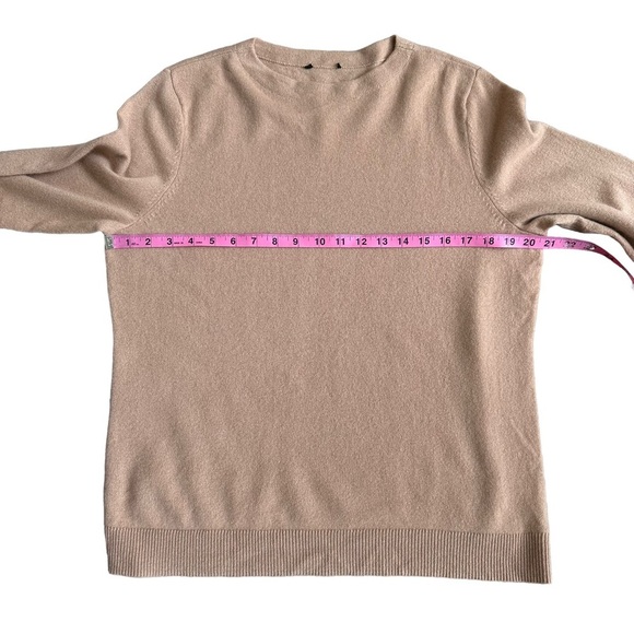 J. Crew Women's Brown  Round Neck Knitted Cashmere Sweater Size: M - Picture 6 of 9